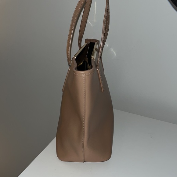 TED BAKER LONDON PINK “ANGELIN LEATHER SHOPPER TOTE” - Picture 6 of 6